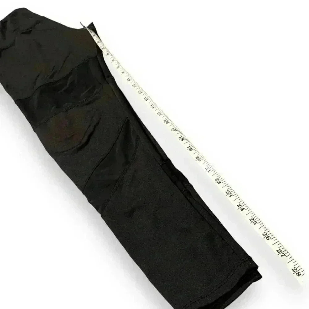 Always Black Mesh Cutout Women's Large Athletic or Fashion Leggings - Picture 5 of 11
